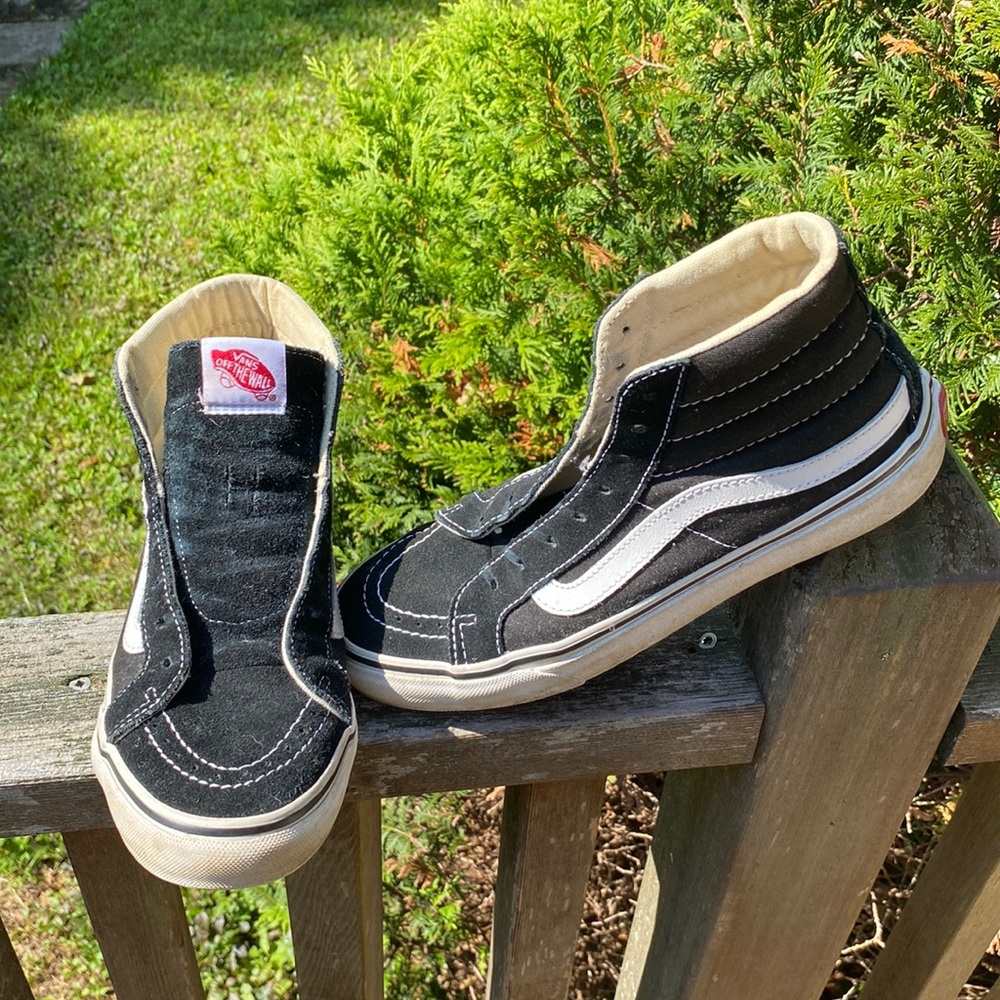 Vans Black White Skateboard Shoe Unisex